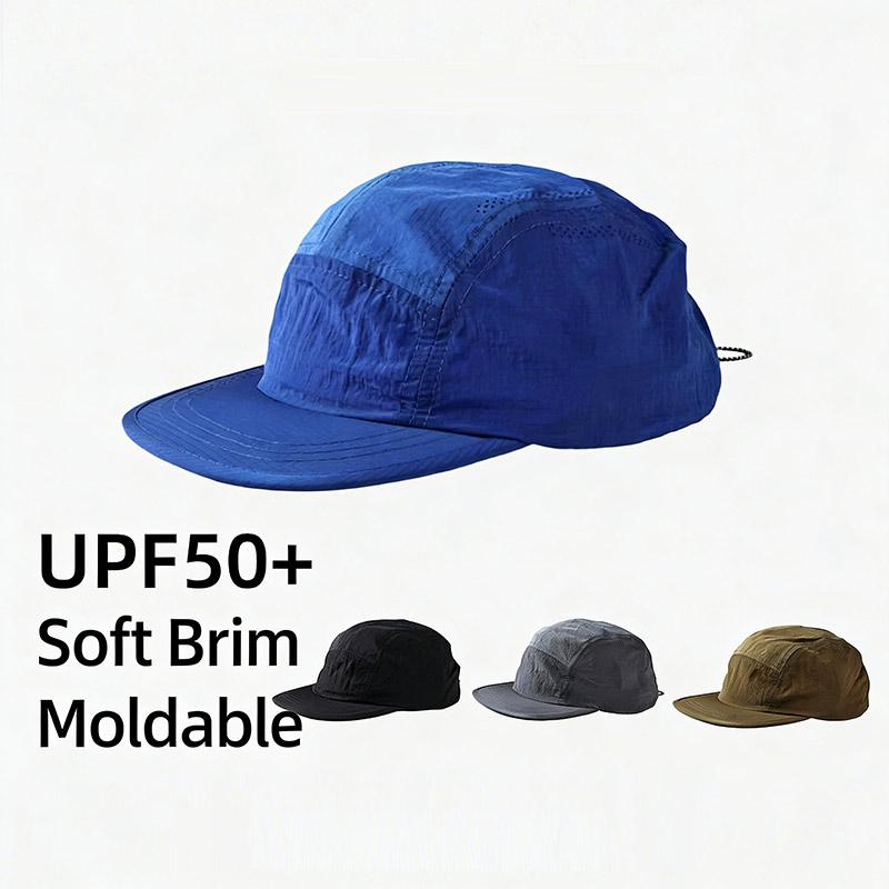 Ultra-lightweight Quick Dry Cap UPF50+ Sun Hat Foldable Soft Brim Breathable Outdoor Running Sports Hat Unisex Baseball Cap