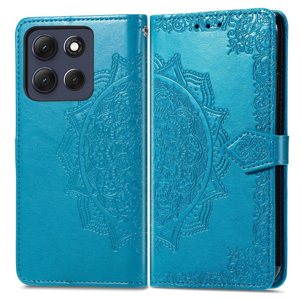 For Motorola Moto G86 Power 5G Case Wallet Mandala Flower Leather Phone Cover Stand View