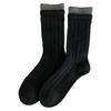Gray Socks Stacking Socks Fleece Thickened Warm Wool Socks Color Matching Double-Layer Cashmere Medium Tube Socks
