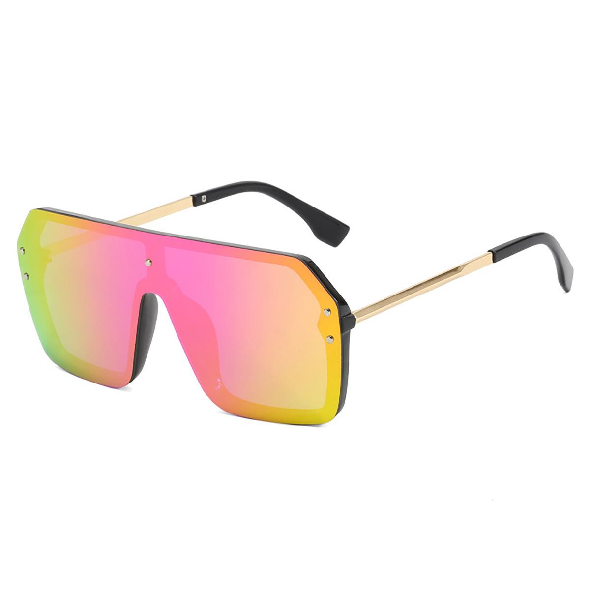 Цельные очки Цельные солнцезащитные очки Солнцезащитные очки Infinity Женские высококачественные квадратные солнцезащитные очки X8809 розы красного