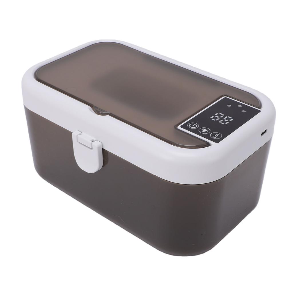 Baby Wipe Warmer Top Heating Wet Wipe Warmer and Dispenser Holds 80 Wipes with Night Light Spring Loaded White