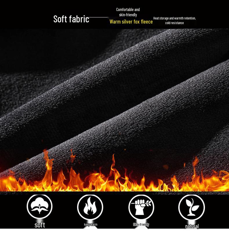 Northeast -40° Cold-Proof Ski Suit: Men's Waterproof Cotton Mountaineering & Skiing Two-Piece Set