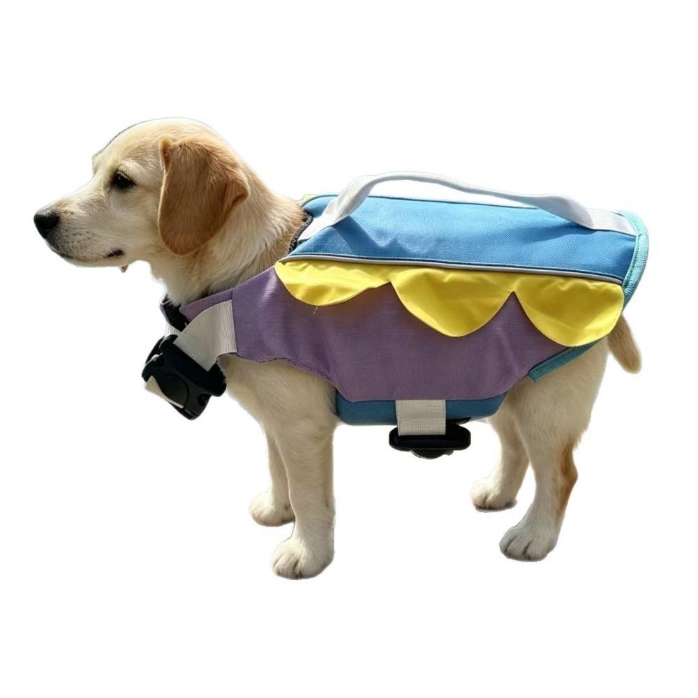 Breathable Dog Life Jacket Enhanced Buoyancy Dog Swimsuit Pet Life Vest Boating XS фиолетовый