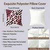 Art Outline Leopard Cushion Cover Cushion Cover Set 4Pcs 50X50 45X45 40X40 Pillowcase Decorative Sofa Home Decor