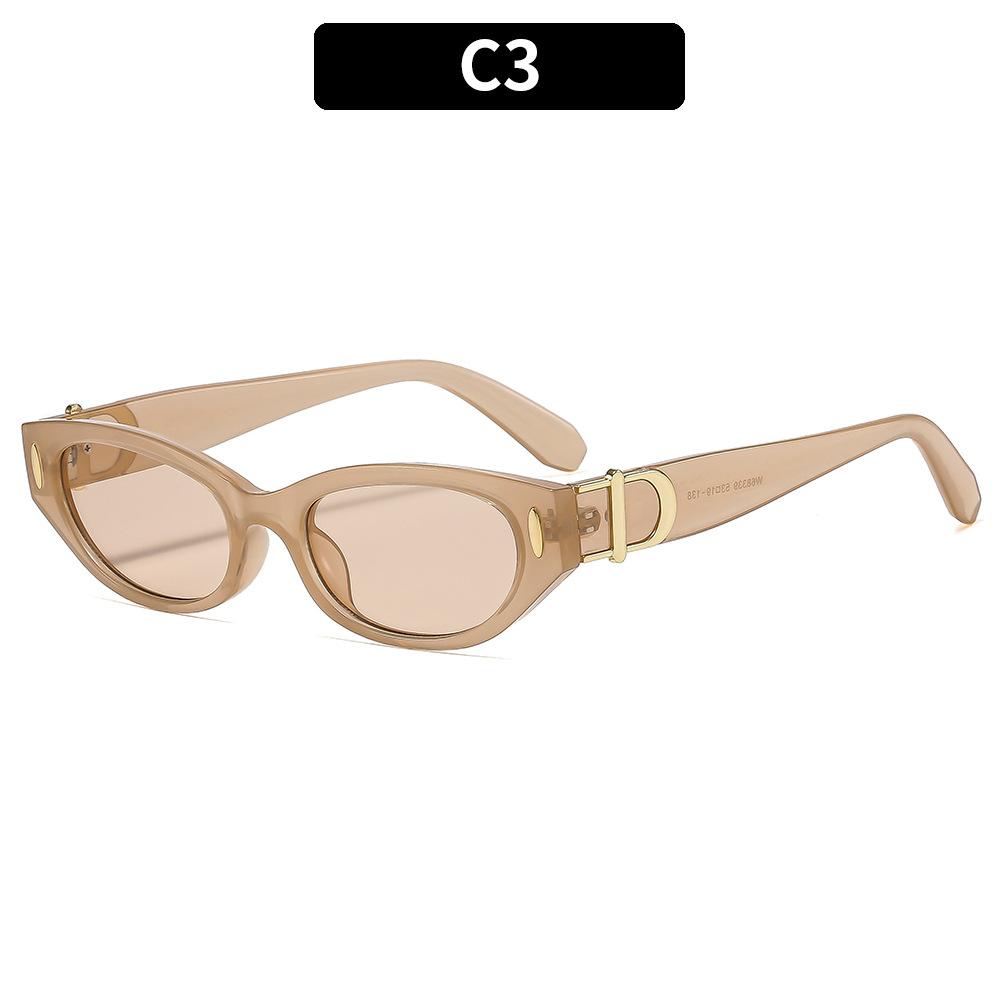 Women's sunglasses, men's and women's fashion small frame sunglasses