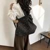 New Large-Capacity Trendy Fashion Shoulder Bag Student Class Tote Bag Portable Commuter Korean Niche Bag Women