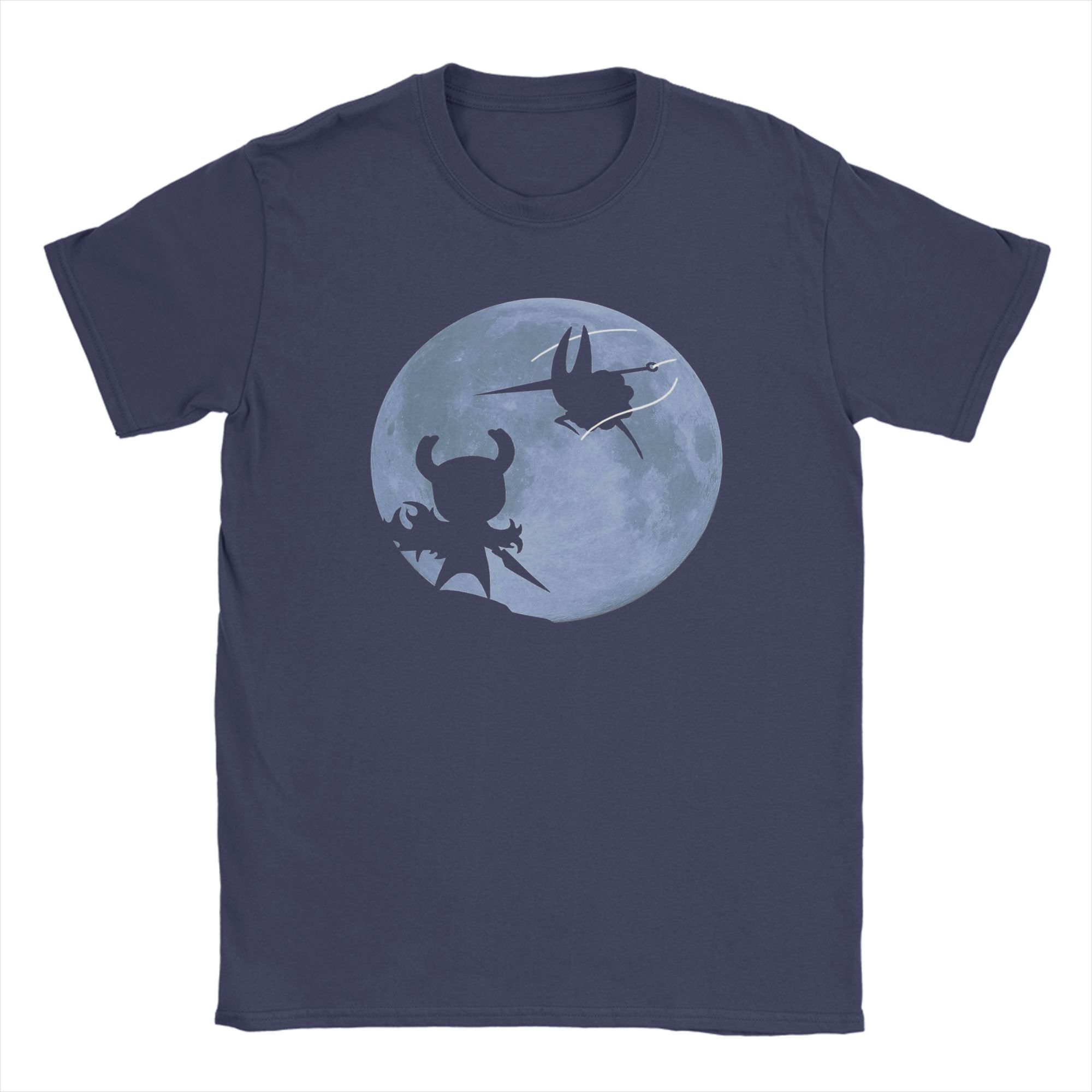 

Hollow Knight VS Silksong T Shirts Men s Pure Cotton Awesome T-Shirts Round Neck Tee Shirt Short Sleeve Tops Summer 4XL