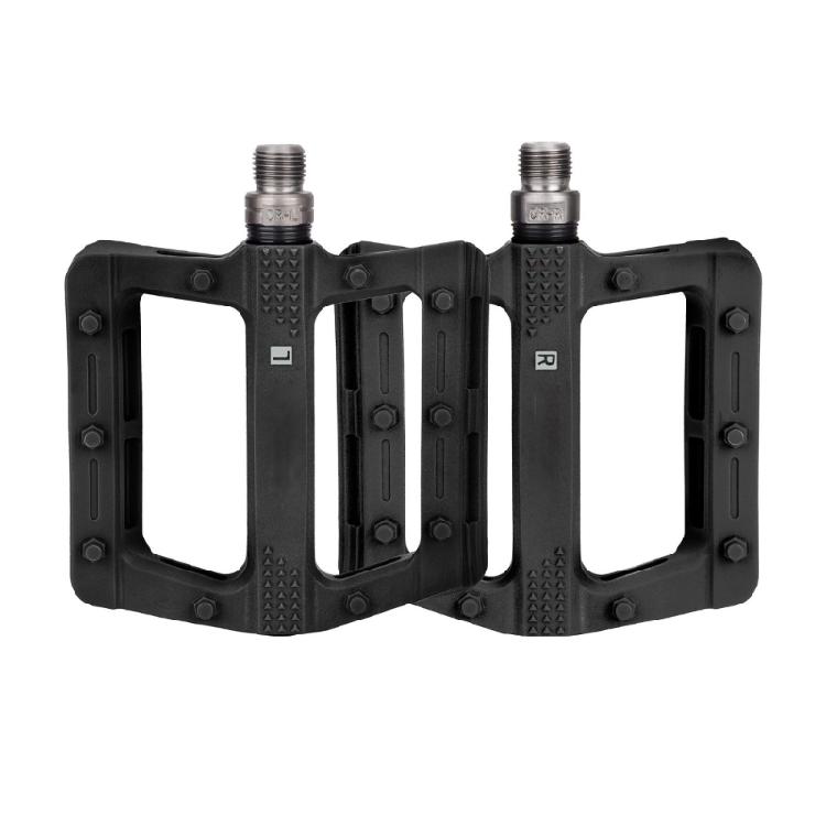 Light Weight Nylon Mountain Bicycles Pedals Seal Bearings Wide Flat Cycling Pedals Nonslip Road Bicycles Pedals Enduring