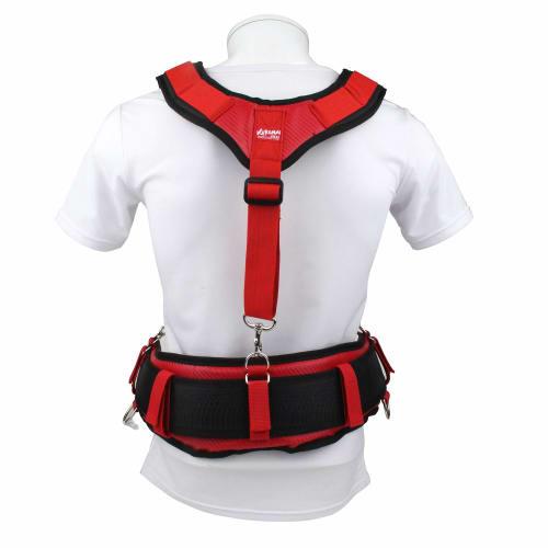 SK11 Red Support Belt Set with Mesh Backing and Non-Slip Finish (SKC2-8RD)