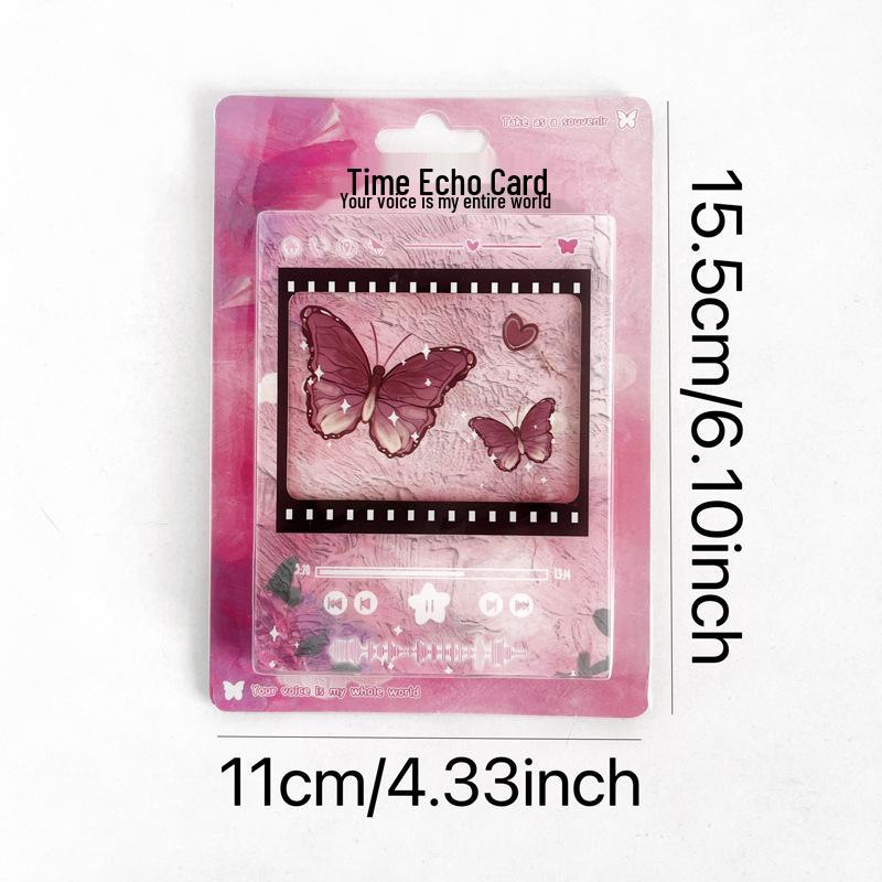 Creative 3D Gramophone Birthday & Qixi Festival Greeting Card – Cute Cake & Blessing Design for Instagram Business