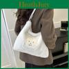 Sac à bandoulière pelucheux doux mignon grande capacité pour femmes Sac fourre-tout dessin animé élégant