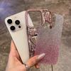 Farbverlauf Glitzer Schmetterling Hülle für iPhone 17 16 15 14 13 12 11 Pro Max Liebesherz Make-up Spiegel Diamant Linse Stoßfeste Abdeckung