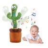 Cactus de Pluș - Cactus Dansator - 120 Cântece - Dansează și Cântă - Accesoriu Copil - Verde