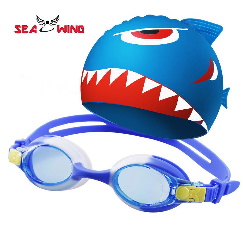 Children's swimming goggles for girls and boys, waterproof, anti-fog, high-definition swimming goggles for teenagers, racing training, myopia