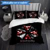 Umbrella Symbol 3pcs K-pop Music Group Bedding set,Ideal for Bedroom, Dormitory,Including Duvet Cover And 2pcs Pillowcases,Fan Gifts