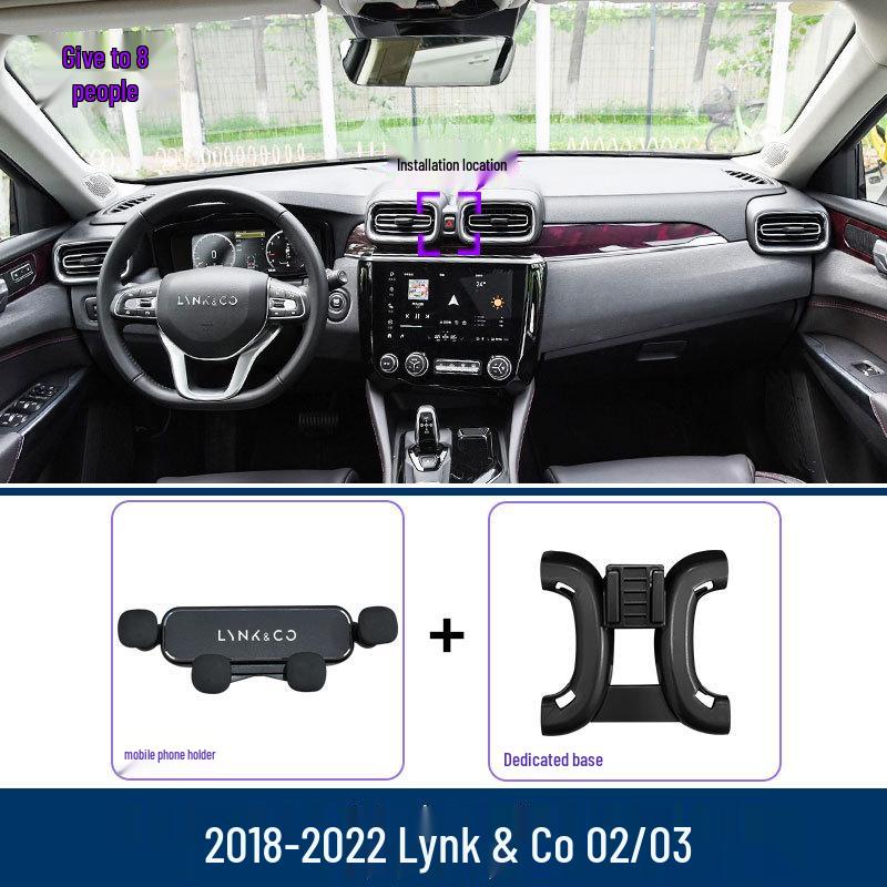 Lynk & Co 02/03 Air Vent Phone Holder Base for Car Navigation. Dedicated