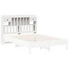 Headboard with Storage Space White 140 cm Solid Pine Wood