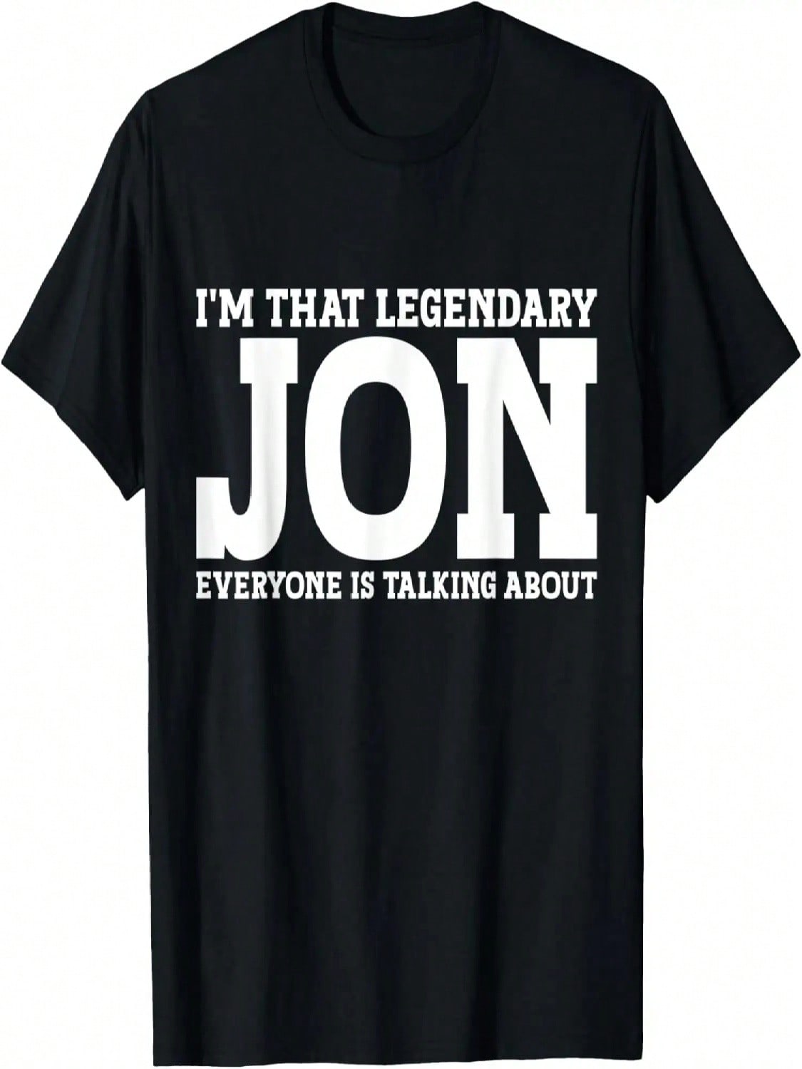 Personal Name Funny Jon T-Shirt S разноцветный