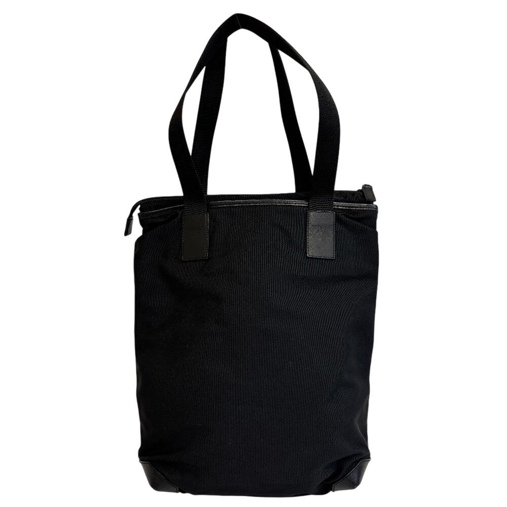GUCCI 373 business Nylon Tote Bag black Nylon Used