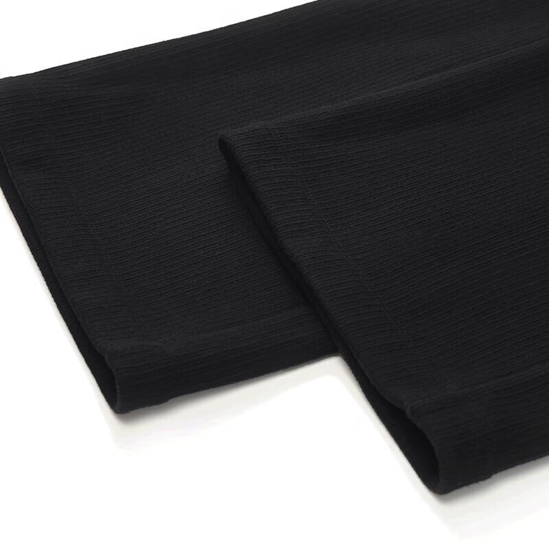 GOELIA Women's High-Waist Ribbed Knit Wide-Leg Pants