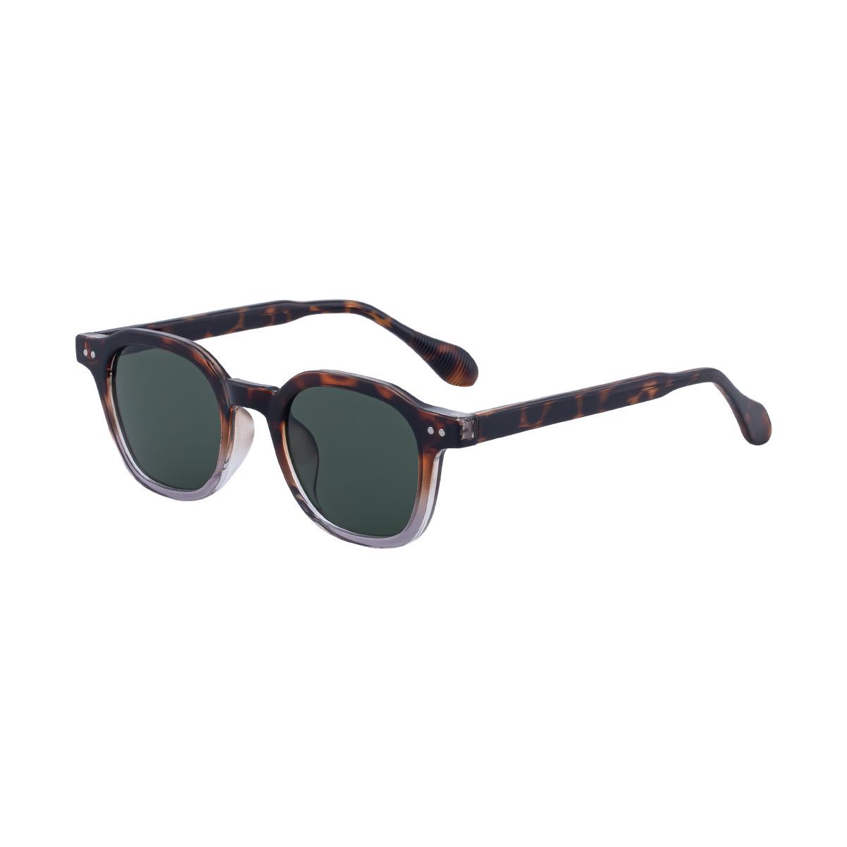 

2025 Men s Square Small Frame Sunglasses - Trendy, Personalized Sun Protection with Propionate Insert