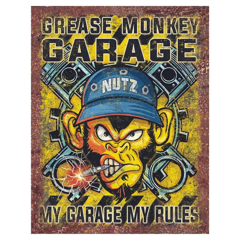 Metal Tin Signs Plaque Restroom Toilet Wall Decoration Vintage Iron Painting Art Posters for Man Cave Home Cafe Garden Club Bar