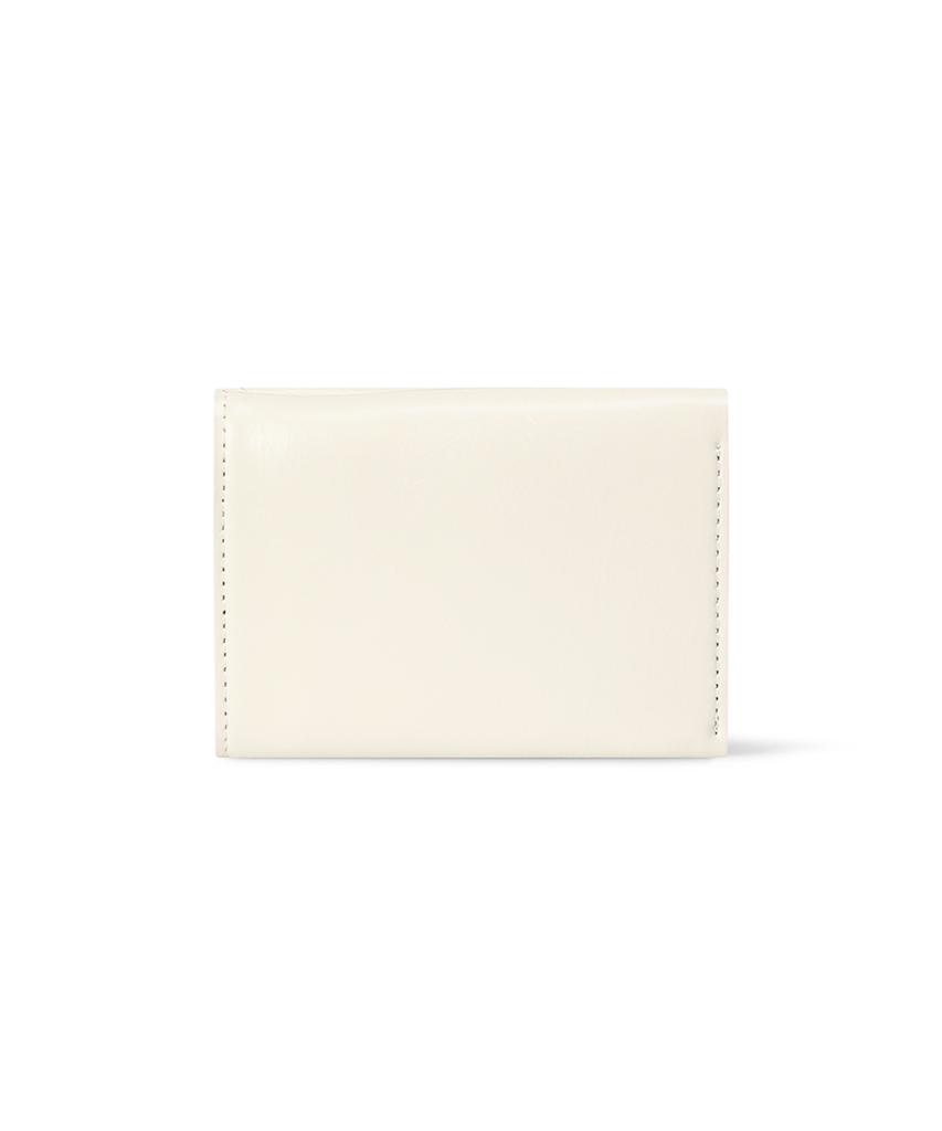 Fennec Crinkle Halfmoon Mini Wallet - Vanilla