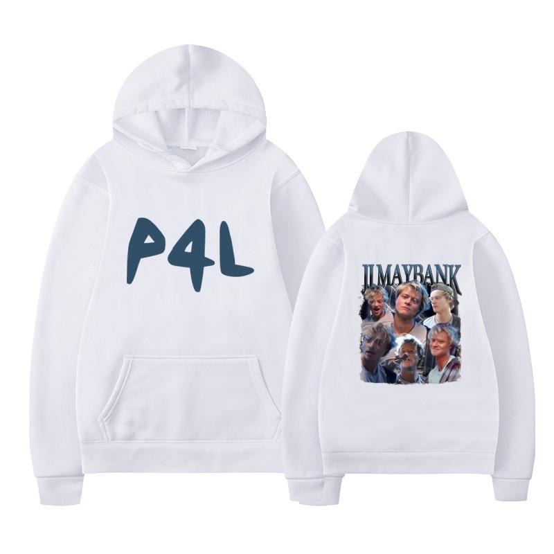 2025 JIMAYBANK letter printed hoodie men's fashion hip-hop pullover casual long sleeved hoodie retro aesthetics