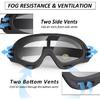 Motorcycle Goggles 2 Pack, Dirt Bike ATV Goggles Motocross Riding Racing Eyewear Off-Road MX Bike & Ski Goggles UV400 Anti-Fog Impact-Resistant