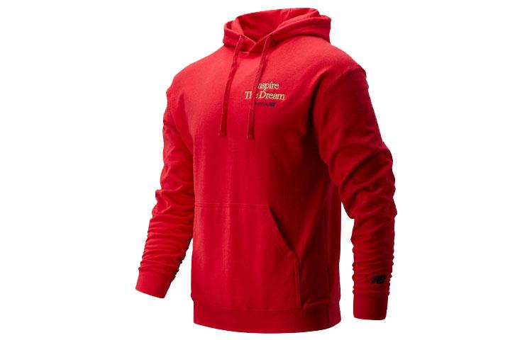 

New Balance Sweatshirts Men s Red Hooded Moderate Regular MT01601-REP XL