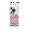 Pink Apple is suitable for Huawei P80 mobile phone case P90Pro new P70 lanyard p60 shell pattern p50 mirror bracket
