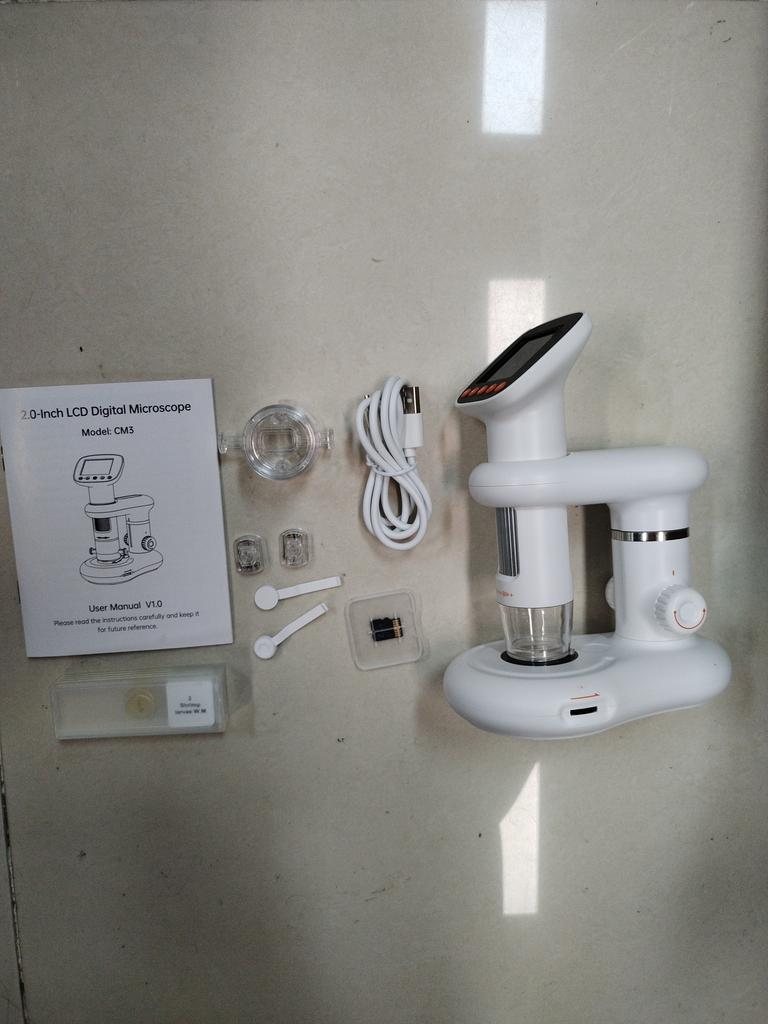 Desktop Kids Microscope Handheld Digital Microscope for Kids with 2.0 Inch LCD Screen 50X 1000X Magnification 2M Photo