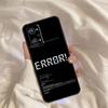 Error 404 not found Case For Realme C55 C71 C75 C61 C53 C33 C63 C51 C65 C67 11 12 13 14 15 Pro Plus GT6 GT7 Pro