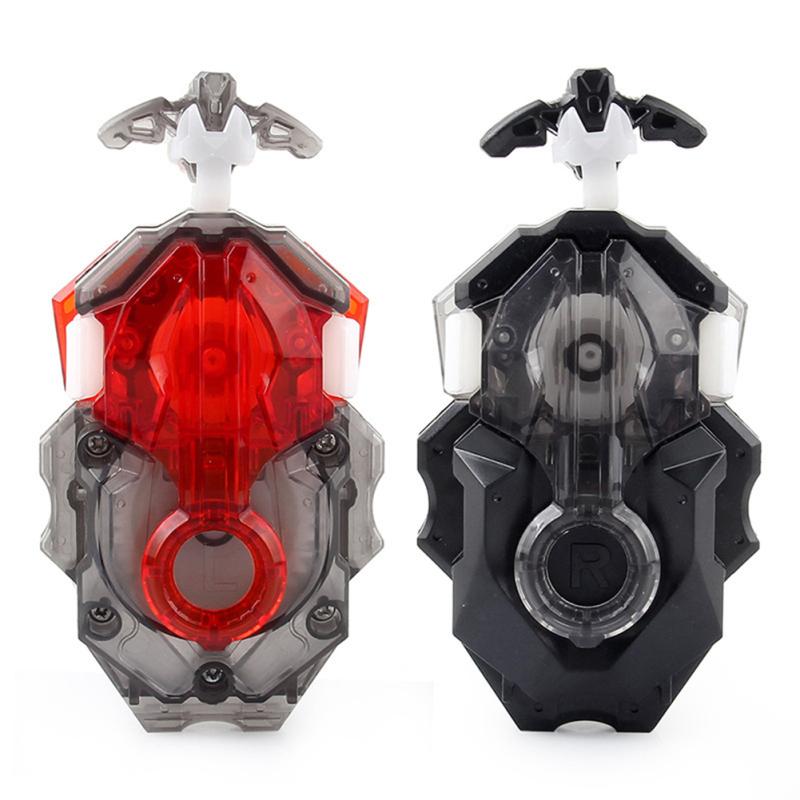 

Пластиковый B-184 двухсторонний вращающийся запуск Beyblade Burst Toys для детей кабельный передатчик красный/серый