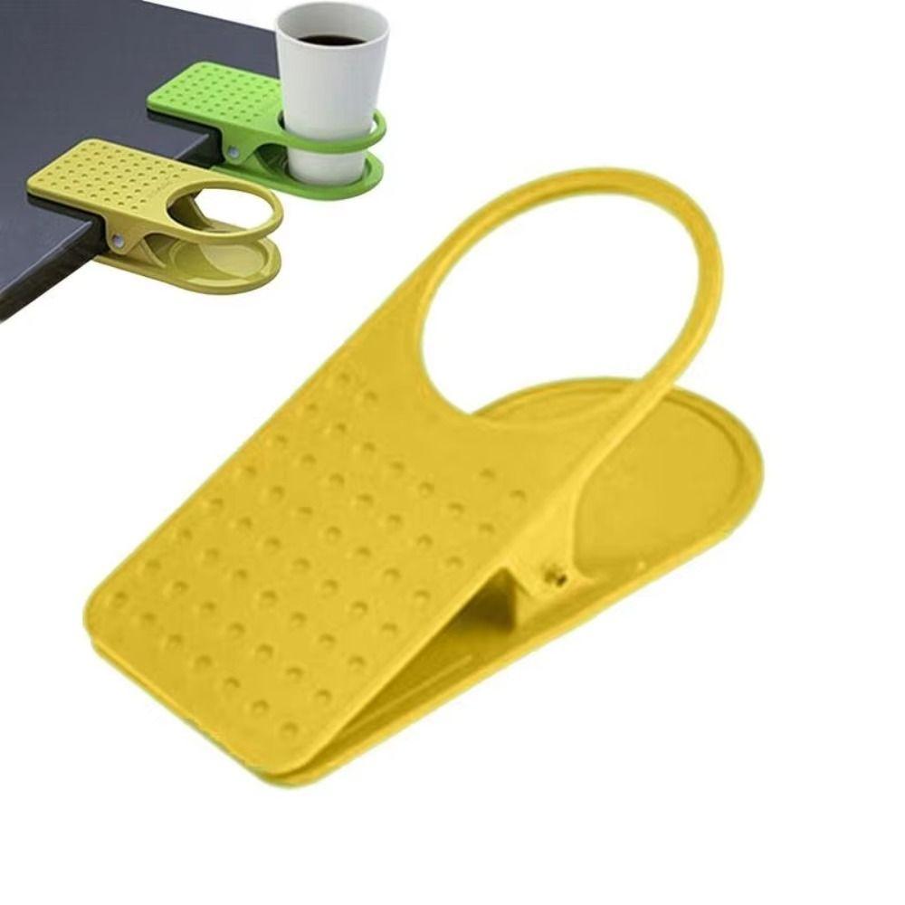 2Pcs Universal Clip on Table Cup Holder Creative Desktop Mug Rack Desk Drinks Bracket  Home