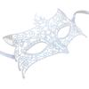 Black Elegant Lace Masquerade Mask with Adjustable Ribbons for Party Prom Halloween Costume Ball Evening Wear Women Lace Mask
