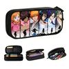 Kon Bleach Orihime Inoue Ichigo Kurosaki Pencil Cases for Girl Boy Big Capacity Rukia Kuchiki Pen Box Bag School Accessories