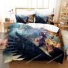 T-The W-witcher 3 Bedding Set Print Duvet Cover Pillowcase Teenagers and Adult quilt cover Home Textileextile