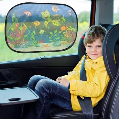Auto Sonnenblende Cartoon Tier Statisch Haftende Fensterblende Wiederverwendbarer Blendschutz Schild Schutz Windschutzscheibenabdeckungen Für Autofahren