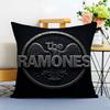 Band Punk R-Ramones Cushion Cover Washable Linen Pillowcase Soft For Sofa Bed Cozy Home Room Decor