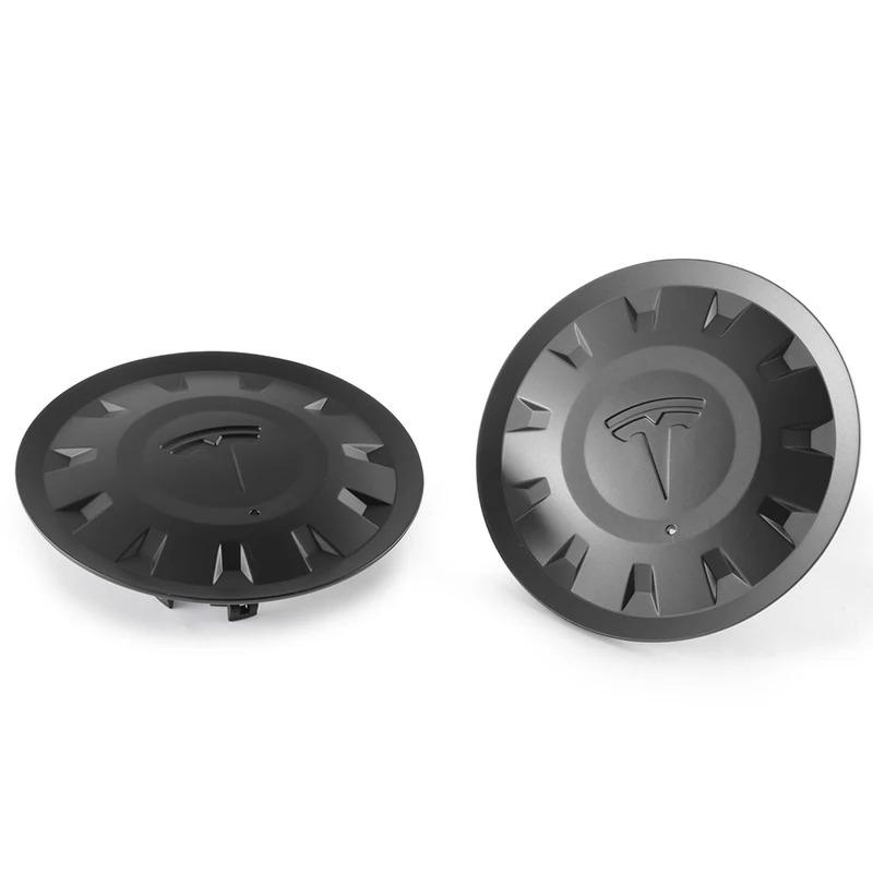 4pcs 21 Inch Original Car Wheel Center Hub Caps Badge Rim Hub Dustproof Cover Emblem For Tesla Model Y OEM 1188236-00-A