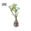 Space-saving Plant Container 1/8/10Pcs Vertical Greenery Vase Magnetic Mini Clear Glass Propagation Planter with Faux Flowers Dorm Room Decor Office