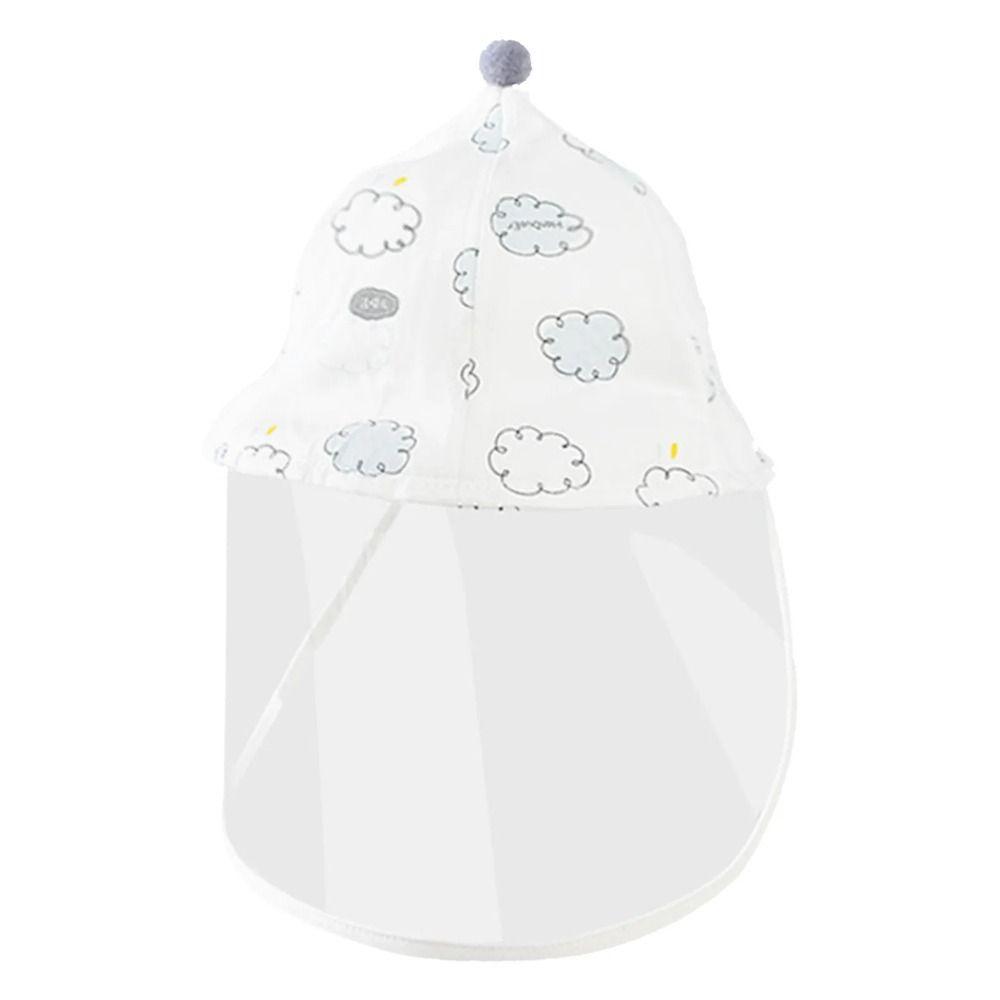 Breathable Fabric Newborn Protective Hat Cotton Kids Face Mask Hat Summer Season