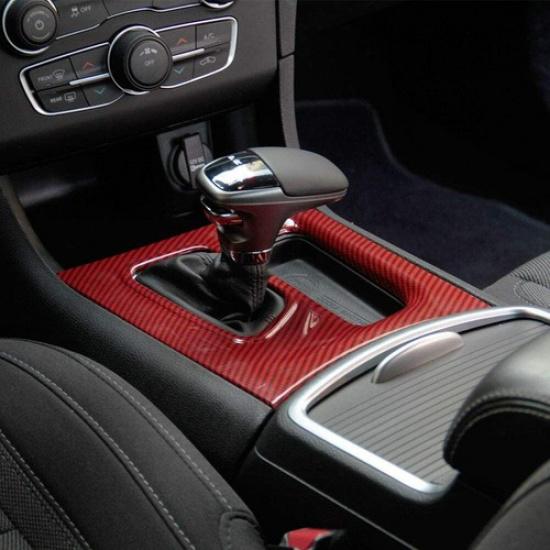 Dekorativní kryt panelu řadicí páky středové konzole pro Dodge Charger 2015+ Accesso