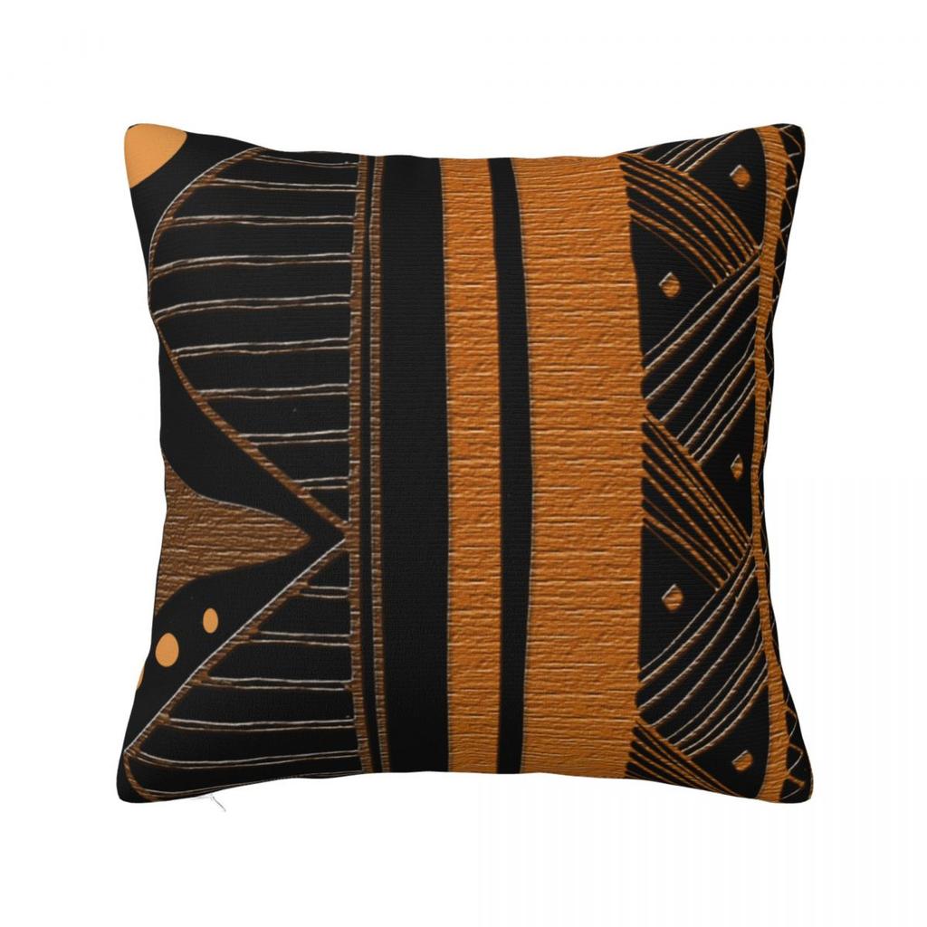 African Design Pillowcase Printing Polyester Cushion Cover Decoration Ancient Pillow Case Cover Home Square 40X40cm