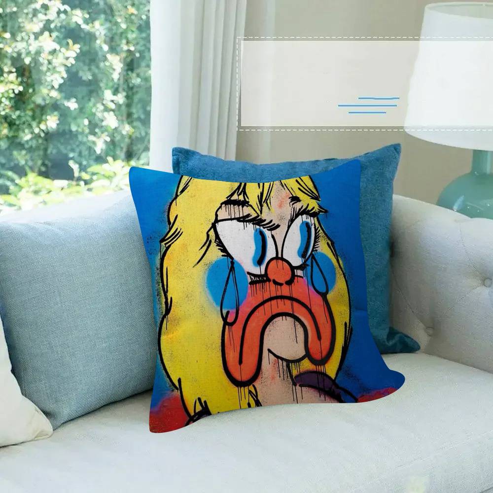 Anime olaolu slawn art Pillow Cushion Cover Pillowcase Living Room Sofa Home Decor Customized