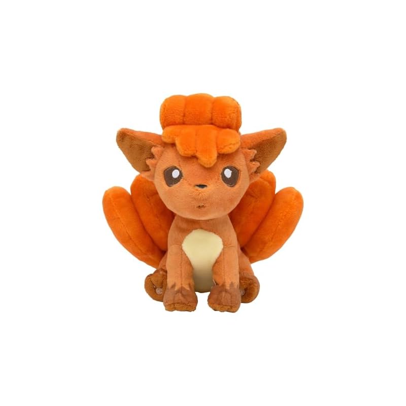Pokémon Center Original Plush Toy: Pokémon fit Vulpix 12.5 x 13.5 x 11.5 cm (H x W x D)