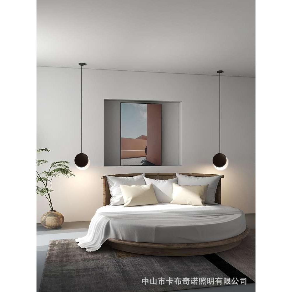 LED Pendant Light Living Room Dining Room Restaurant Bedroom Bedside Modern Home Decoration Suspension Lamp White Black