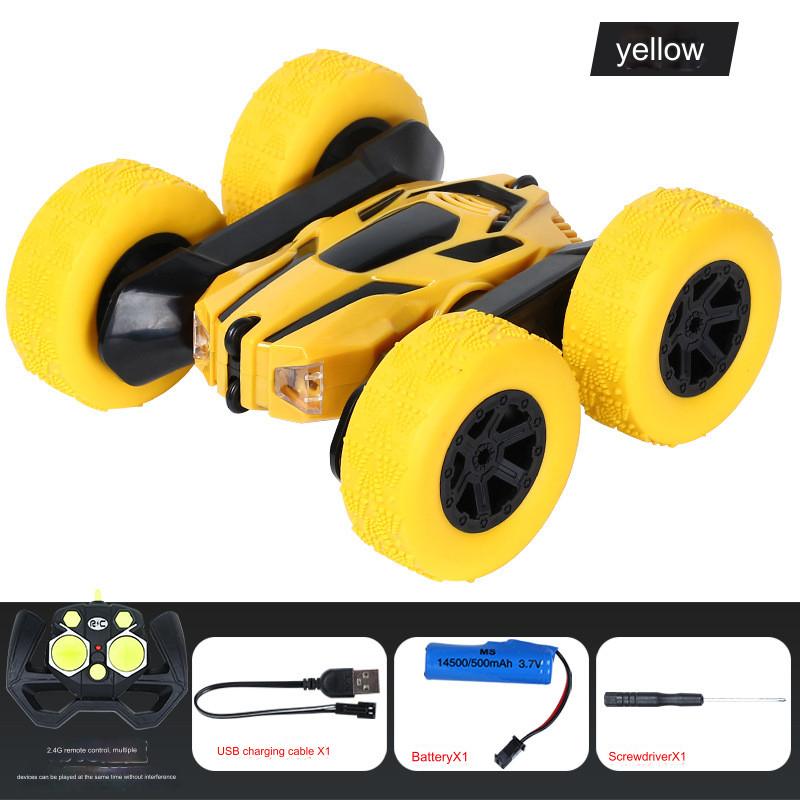 Cool Remote Control Stunt Car With 2.4g Wireless Double-sided Rotating Drift