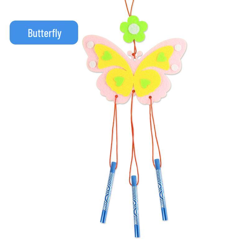 

Набор для изготовления своими руками детской ветряной музыки: Сделанные вручную обучающие наклейки и экологически чистые материалы